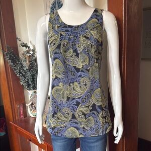 NWT northern reflections size small Paisley Print Sleeveless Top